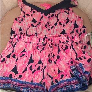 Lilly Pulitzer flamingo outfit